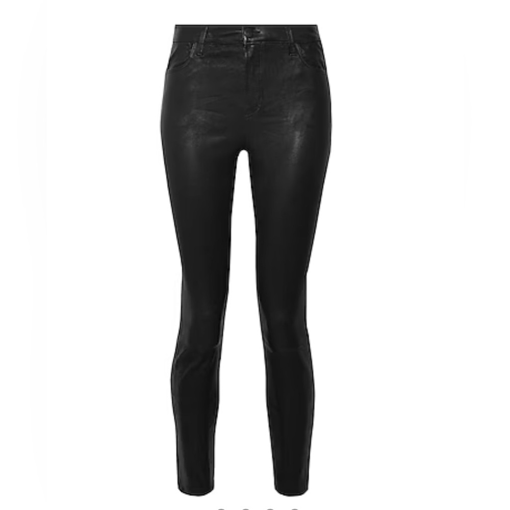 New Jakkett NYC Black Leather Skinny Pants